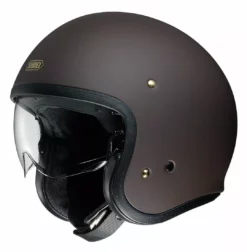 Shoei J·O Helmet - Solid 12 Shoei J·O Helmet - Solid -Shoei Helmets Sales shoei jo helmet solid matte brown 1